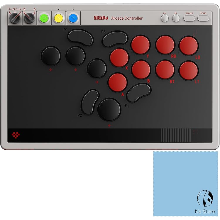 8BitDo レバーレス オールボタン アーケード コントローラー Amazon.co.jp: 8Bitdo Bluetooth オールボタン アーケード